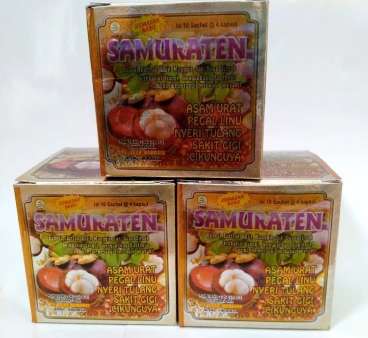 Samuraten Herbal 8 Box Medicine Natural Remedy For Gout Arthritis Joint Muscle Pain Toothache Chikungunya Relief