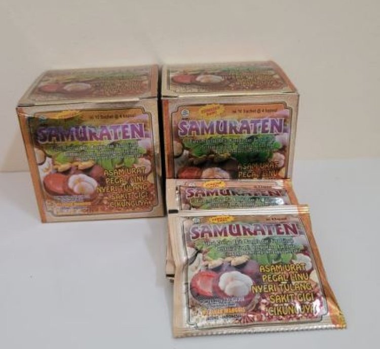 Samuraten Herbal Medicine Natural Remedy For Gout Arthritis Joint Muscle Pain Toothache Chikungunya Relief