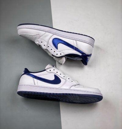 Air Jordan 1 Retro Low Metallic Blue