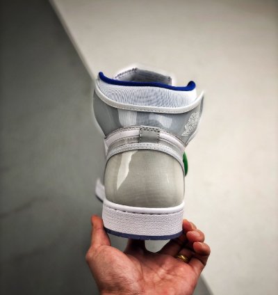 Air Jordan 1 Retro High Zoom White Racer Blue
