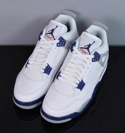 Nike Air Jordan 4 Midnight Navy Mid Top Mens Retro Basketball Shoes