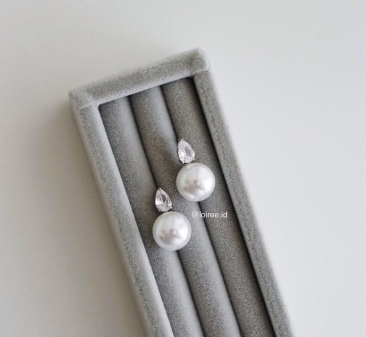Jude Zirconia Pearl Bridal Earrings - Wedding