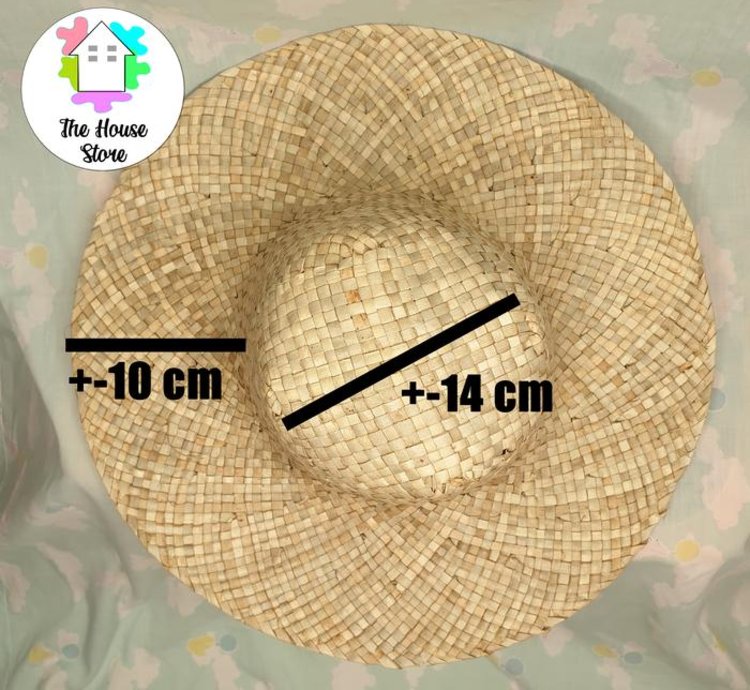 Cowboy Hat Natural Woven Pandan Hat