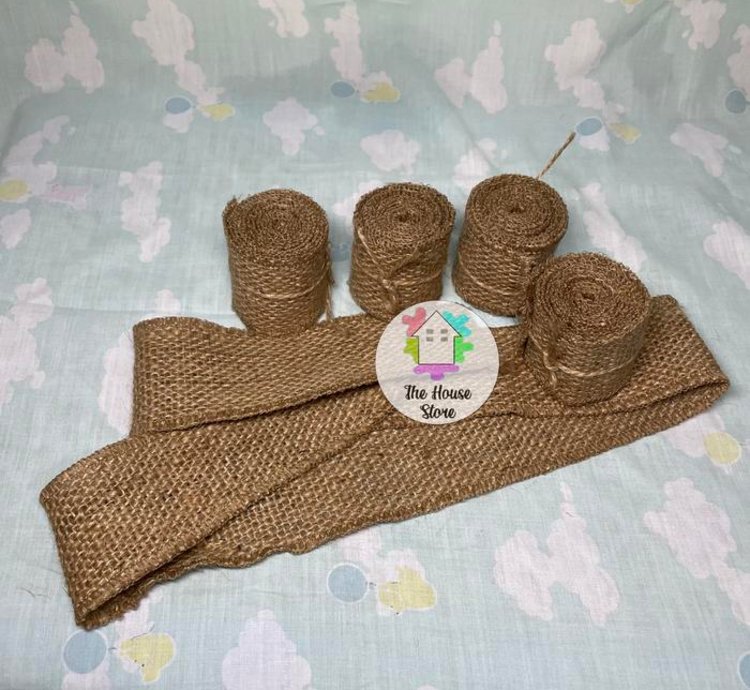 Jute Ribbon For Hampers 90 X 5 Cm