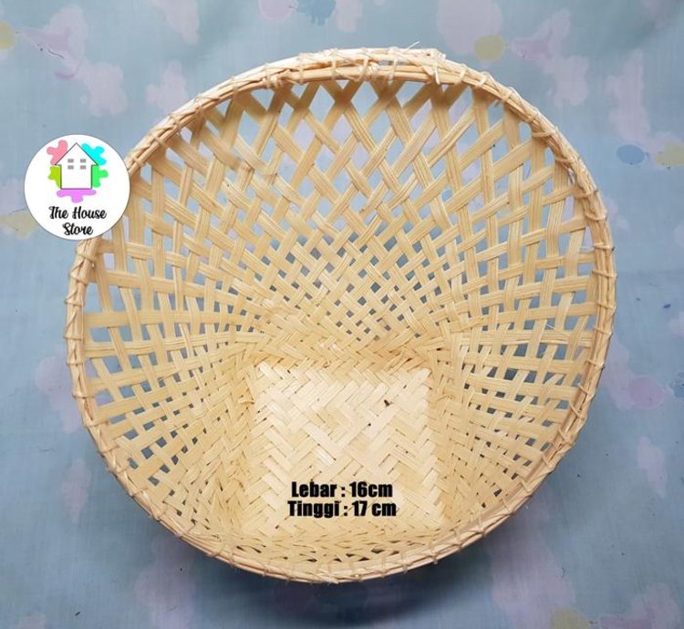 Bamboo Basket Potato Or Tissue Holder