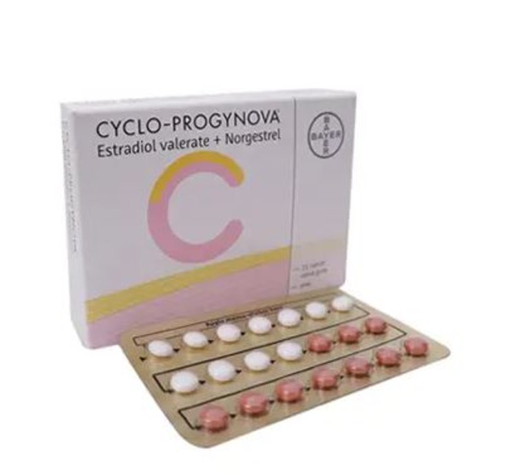 Estradiol Valerate And Norgestrel Used For Hormone Replacement Therapy 2 Box