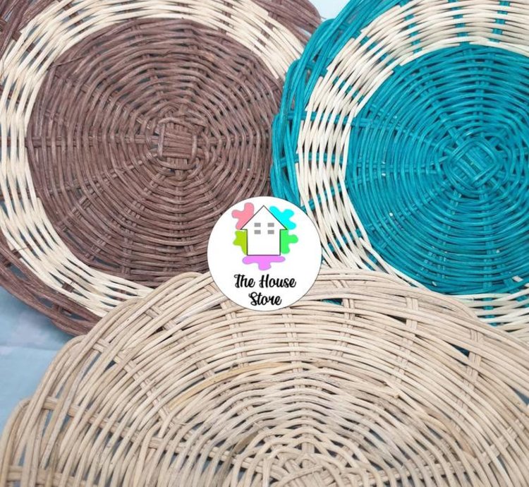 Rattan Plates Dinner Plates