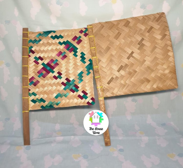 Small Bamboo Woven Fan For Garlic