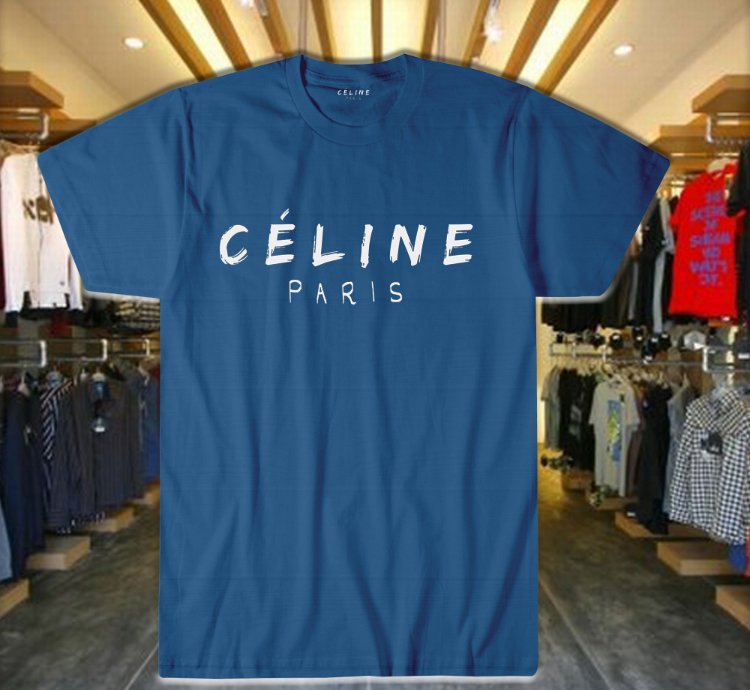 Celinee Paris Shirt Blue Logo Size S-5xl