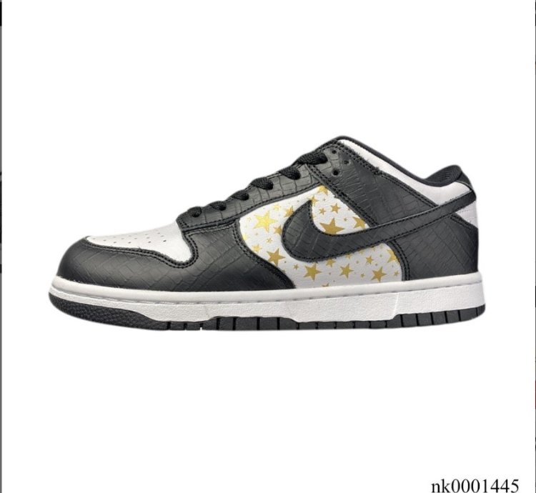 Nike Sb Dunk Low Stars Black X Supreme Shoes Sneakers