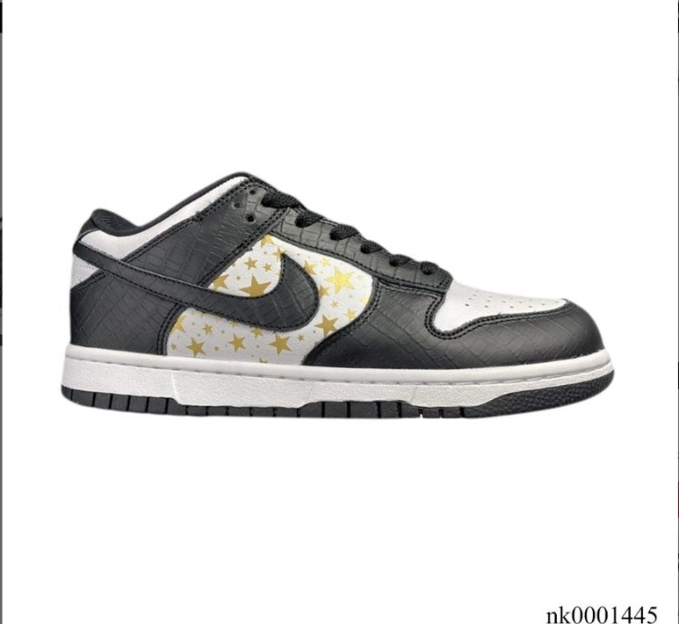 Nike Sb Dunk Low Stars Black X Supreme Shoes Sneakers