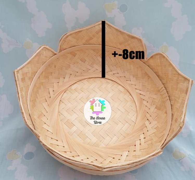 Lotus Bsek Lotus Hampers Bamboo Lotus 23cm Lid