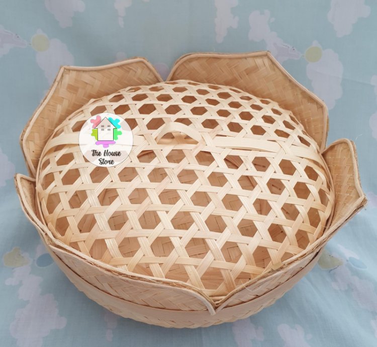 Lotus Bsek Lotus Hampers Bamboo Lotus 23cm Lid