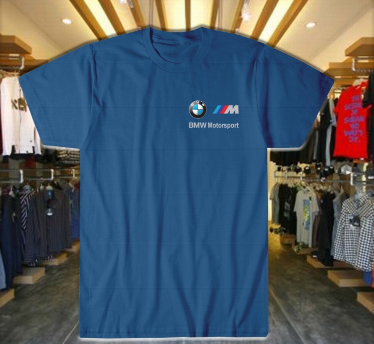T Shirt Bmw Motosport For Mens Blue Size S -5xl