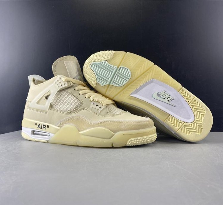 Air Jordan 4 Retro Off-white Sail