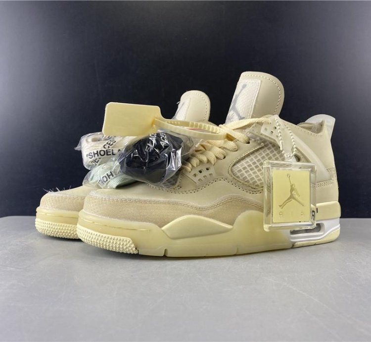 Air Jordan 4 Retro Off-white Sail