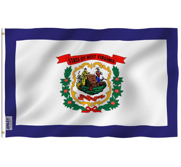West Virginia State Flag - West Virginia Wv Flag With Brass Grommets 3x5ft Banner Usa