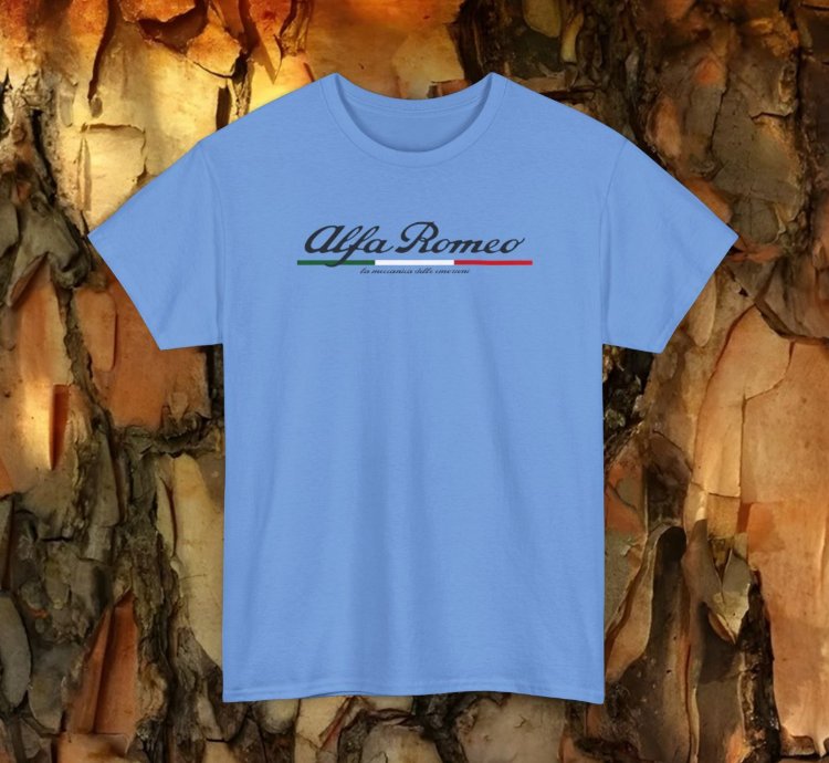 Alfa Romeo T-shirt - Classic Italian Sports Car Carolina Tee
