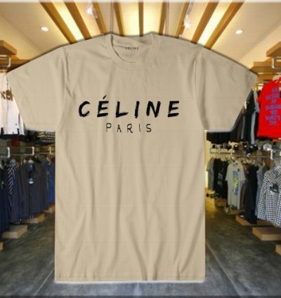 Celine Paris Shirt Logo Sand Size S-5xl