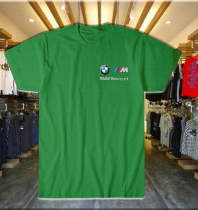 T Shirt Bmw Motosport For Mens Green Size S -5xl