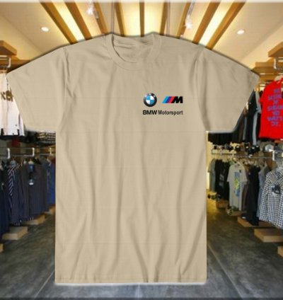 T Shirt Bmw Motosport For Mens Sand Size S -5xl