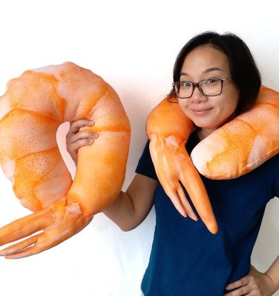 Shrimp Neck Pillow Is Perfect For Traveling Or Watching Movies
