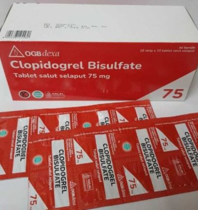 Clopidogrel Reduces The Risk Of Heart Attack And Stroke 1 Box
