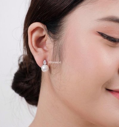 Jude Zirconia Pearl Bridal Earrings - Wedding