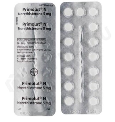 Norethisterone Reduces Menstrual Pain And Heavy Bleeding 2 Box