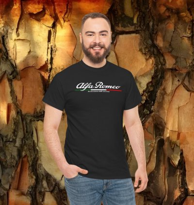 Alfa Romeo T-shirt - Classic Italian Sports Car Tee