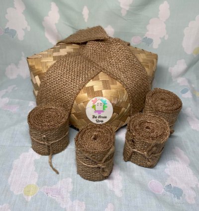 Jute Ribbon For Hampers 90 X 5 Cm