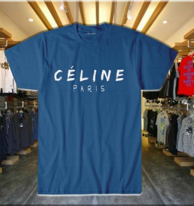 Celinee Paris Shirt Blue Logo Size S-5xl