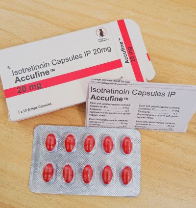 Isotretinoin 20mg Accufine 1 Box
