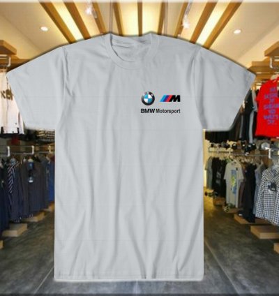 T Shirt Bmw Motosport For Mens Light Blue Size S -5xl