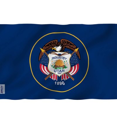 Utah State Flag - Utah Ut Flag With Brass Grommets 3x5ft Banner Usa