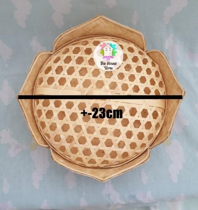 Lotus Bsek Lotus Hampers Bamboo Lotus 23cm Lid
