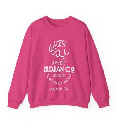 Avedis Zildjian Co Crewneck - Retro Drummer Streetwear Heliconia Sweater
