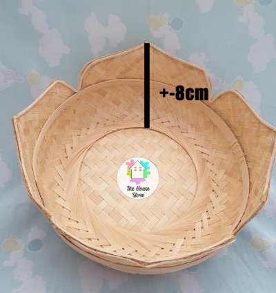 Lotus Bsek Lotus Hampers Bamboo Lotus 23cm Lid