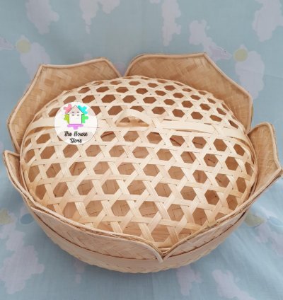 Lotus Bsek Lotus Hampers Bamboo Lotus 23cm Lid