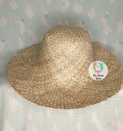 Cowboy Hat Natural Woven Pandan Hat