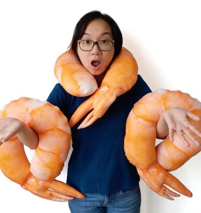 Shrimp Neck Pillow Is Perfect For Traveling Or Watching Movies