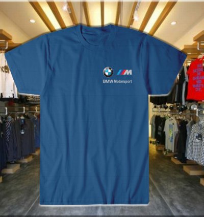 T Shirt Bmw Motosport For Mens Blue Size S -5xl