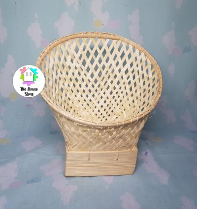 Bamboo Basket Potato Or Tissue Holder