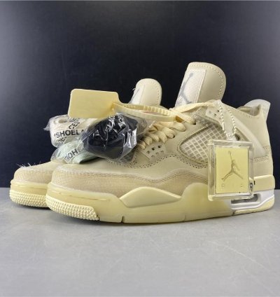 Air Jordan 4 Retro Off-white Sail