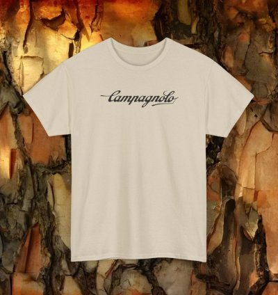 Campagnolo T-shirt Classic Sand Cycling Tee For Road Bike Lovers Vintage Style Fans