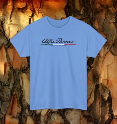 Alfa Romeo T-shirt - Classic Italian Sports Car Carolina Tee