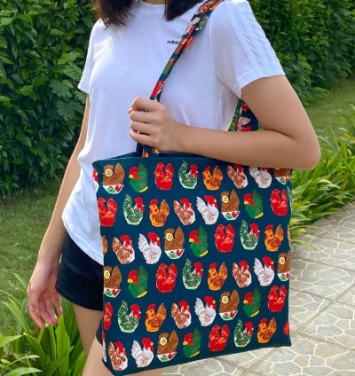 Igor Chicken Piggy Bank Canvas Tote Bag