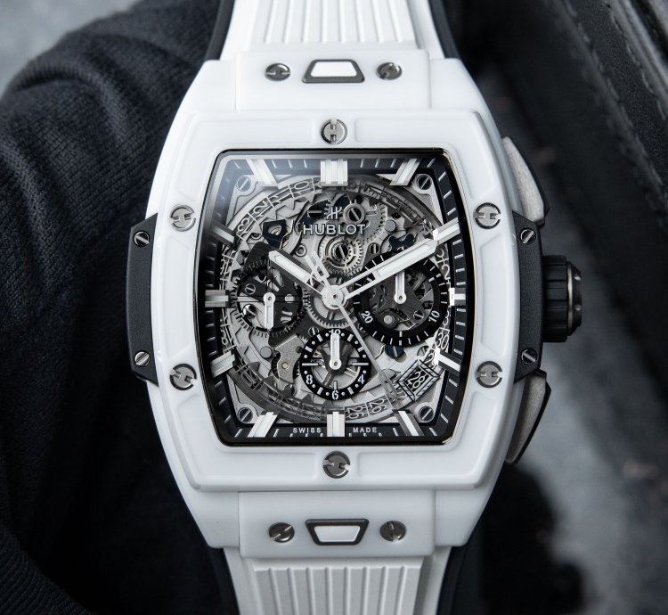 Hublot Spirit Of Big Bang White Ceramic Skeleton Chronograph 42mm