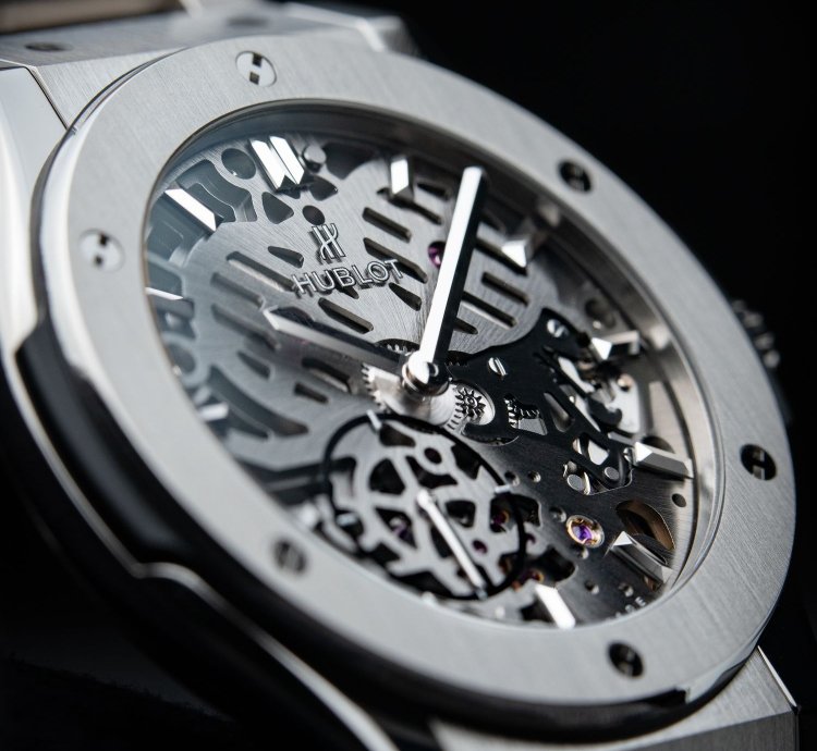 Hublot Classic Fusion Ultra Thin Skeleton Titanium Bracelet 42mm