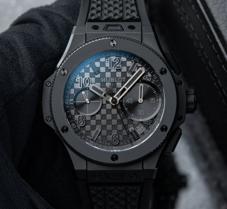 Hublot Big Bang 20th Anniversary Limited Edition All Black Ceramic Unico Chronograph 43mm